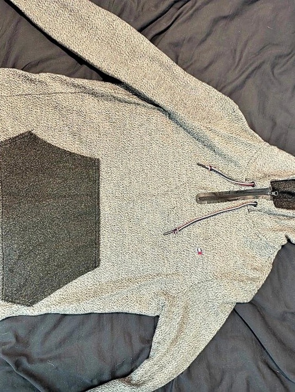Tommy Hilfiger Men's Gray Quarter-Zip Pullover Like New